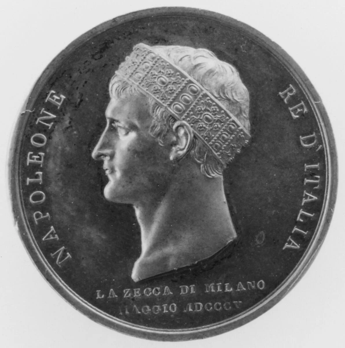 Napoleon, King of Italy, Wearing Iron Crown of Monza — Luigi Manfredini