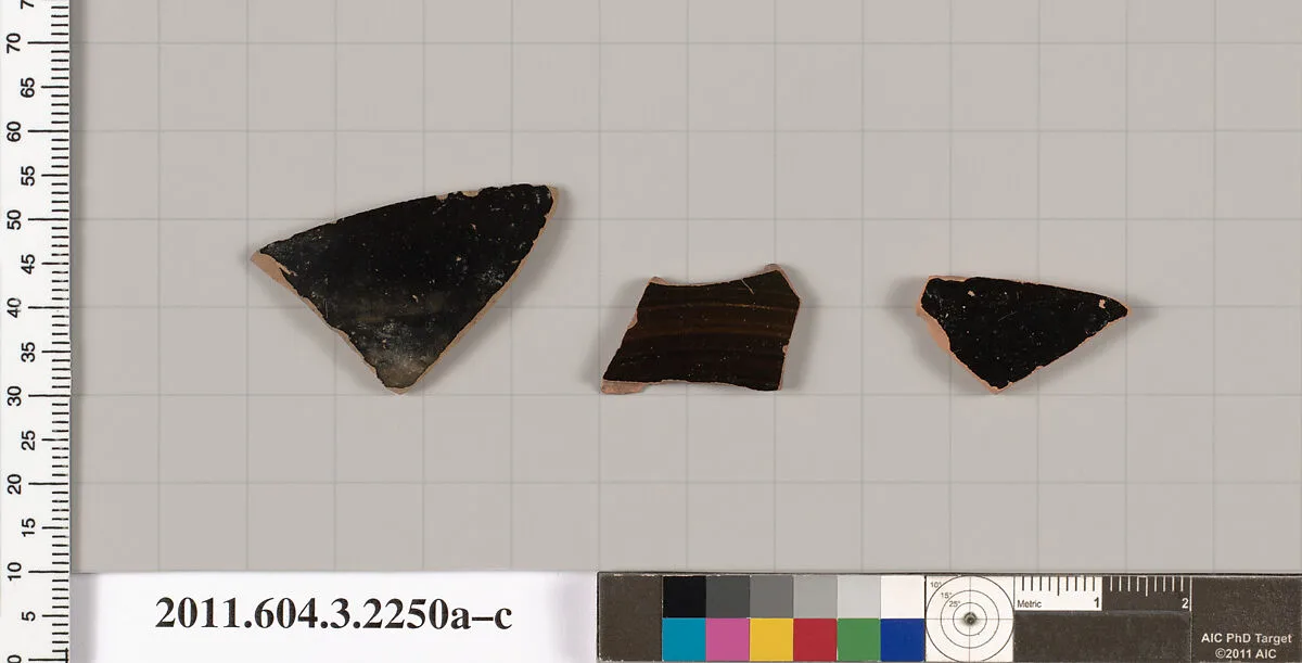 Terracotta fragments of kylikes (drinking cups) — Unknown