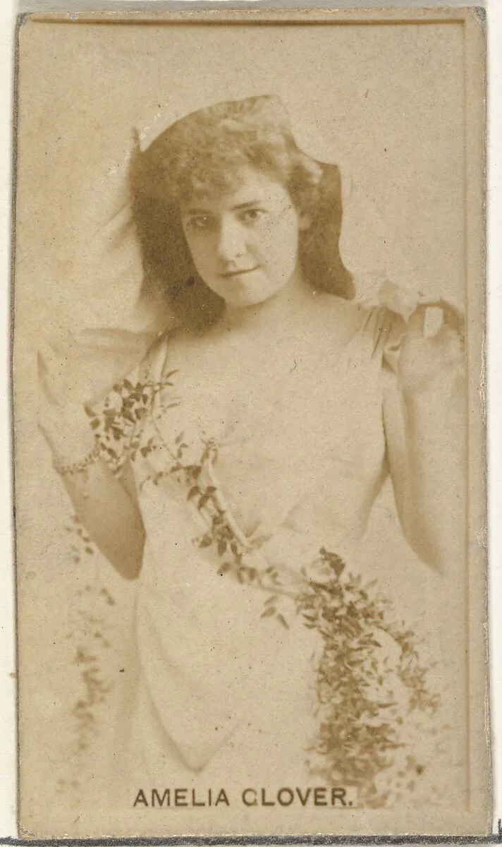 Amelia Glover, from the Actors and Actresses series (N145-8) issued by Duke Sons & Co. to promote Duke Cigarettes — W. Duke, Sons & Co.|American Tobacco Company