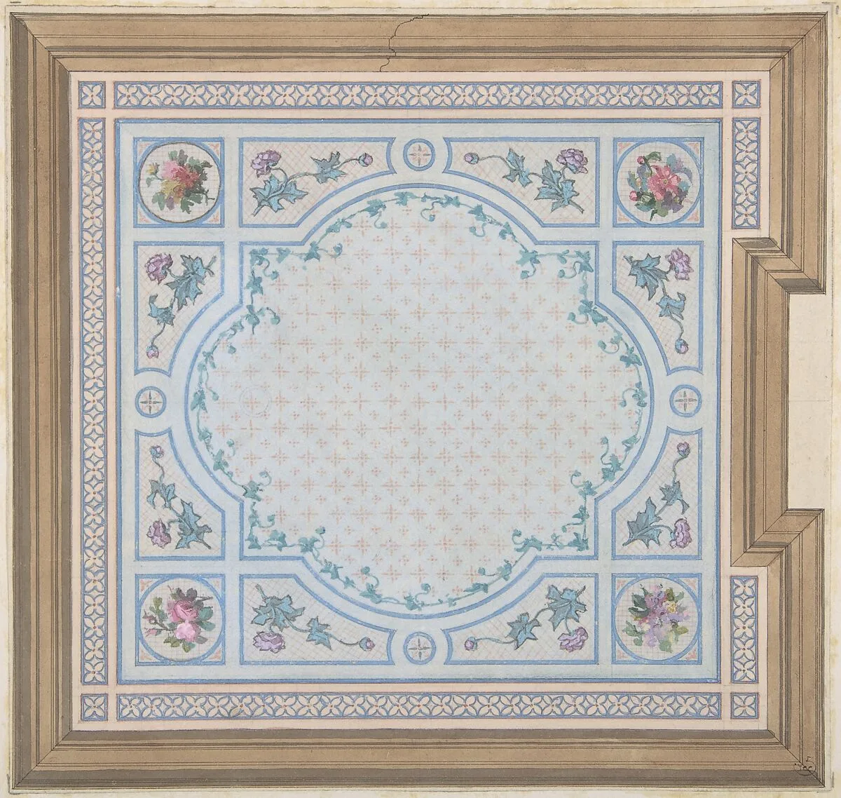 Design for Bathroom Ceiling, Hôtel Cahen d'Anvers — Jules-Edmond-Charles Lachaise|Eugène-Pierre Gourdet