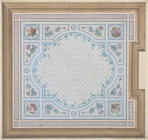 Design for Bathroom Ceiling, Hôtel Cahen d'Anvers
