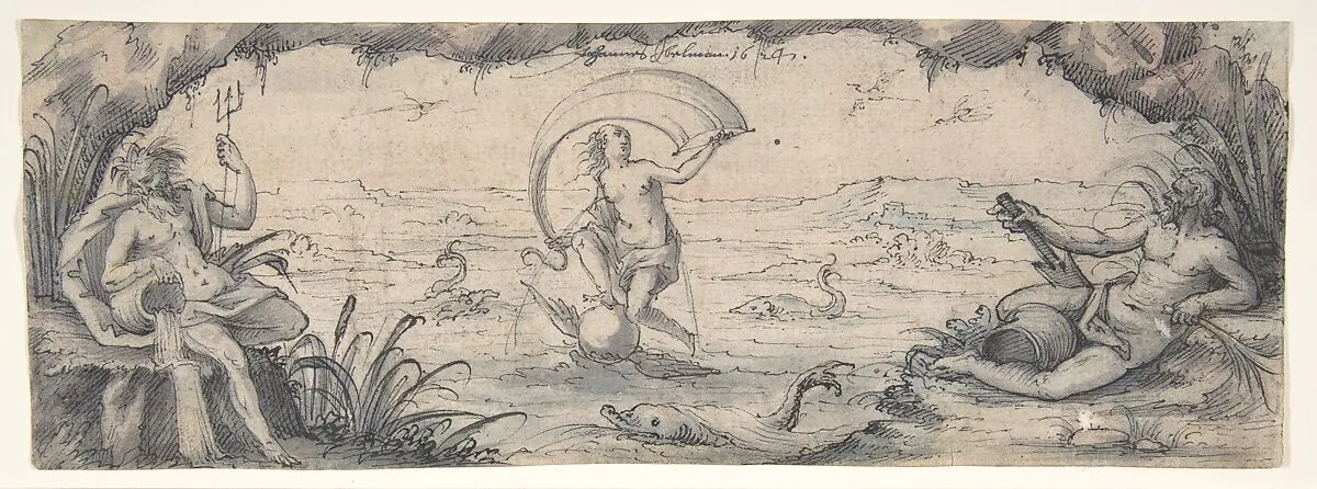 An Allegory of Fortune with Two River Gods — Hans Jakob Ebelmann