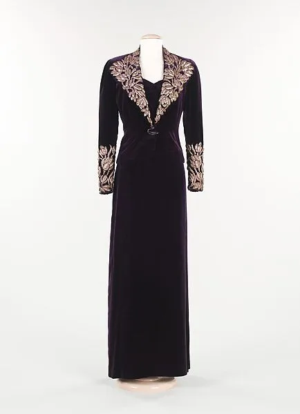 Evening ensemble — Elsa Schiaparelli|House of Lesage