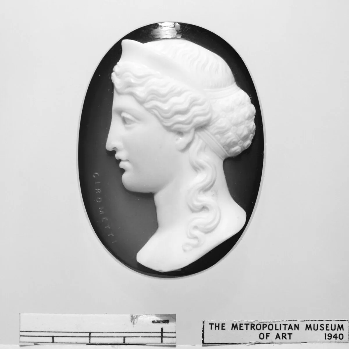 Head of a maiden — Giuseppe Girometti