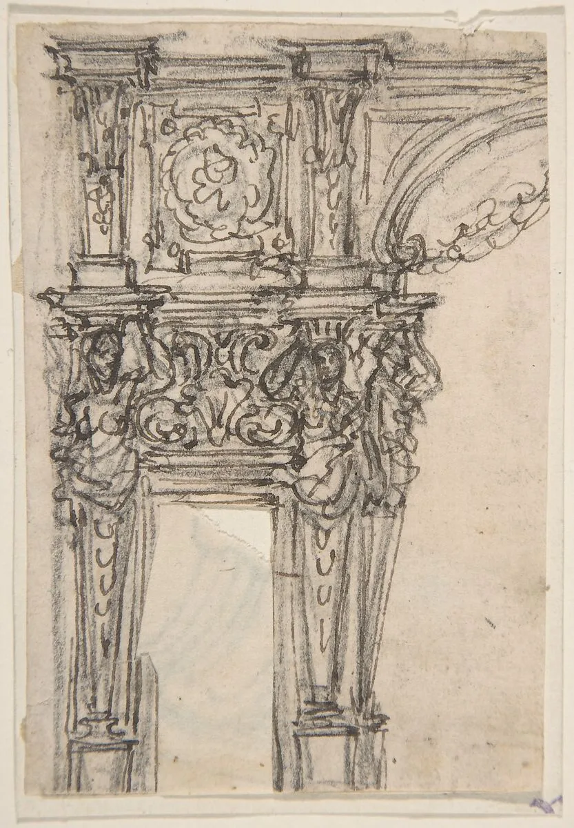 Design for a Proscenium or Monumental Alcove — Giovanni Battista Foggini