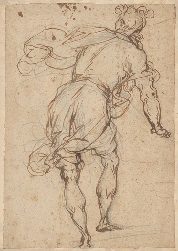Male Figure Seen from Behind