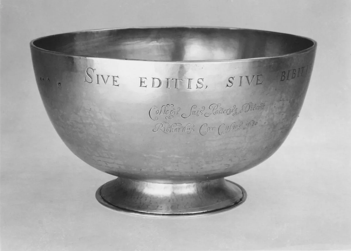 Punch bowl — E. G., London