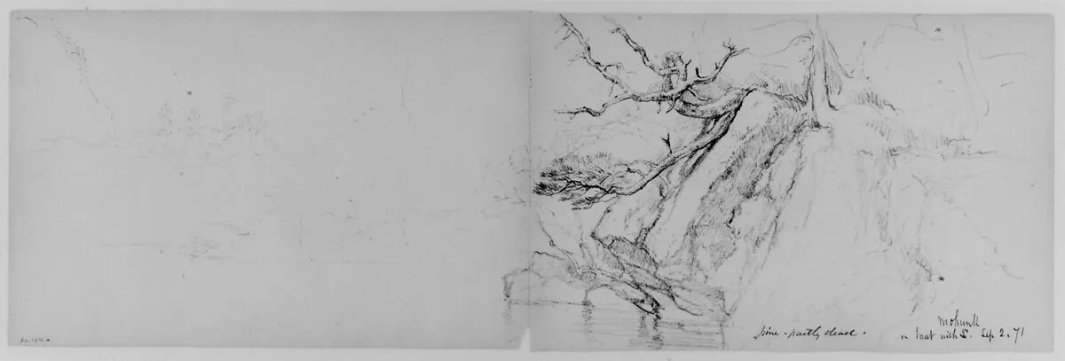 Mohonk, 1871 (from Sketchbook) — Daniel Huntington