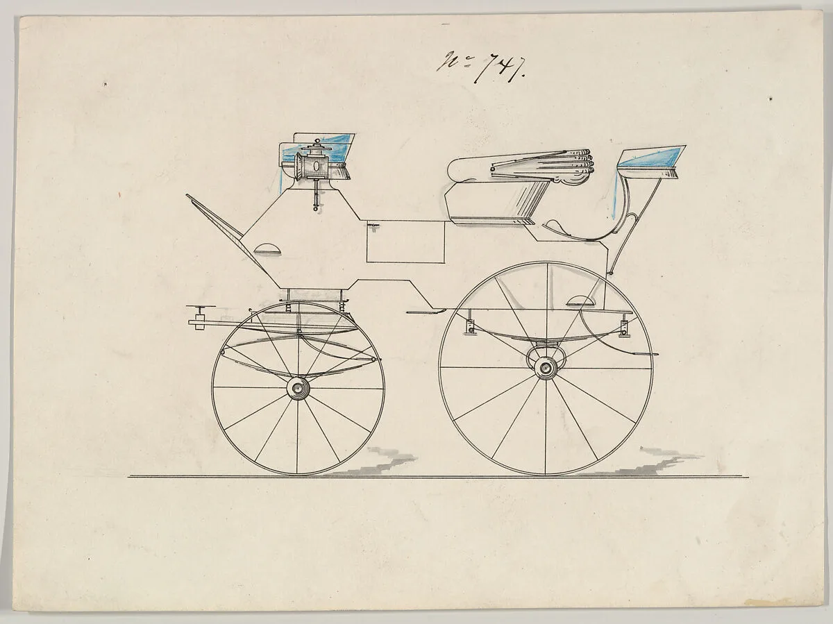 Design for Drag, no. 747 — Brewster & Co.