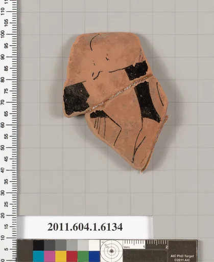 Terracotta fragment of a kylix (drinking cup)