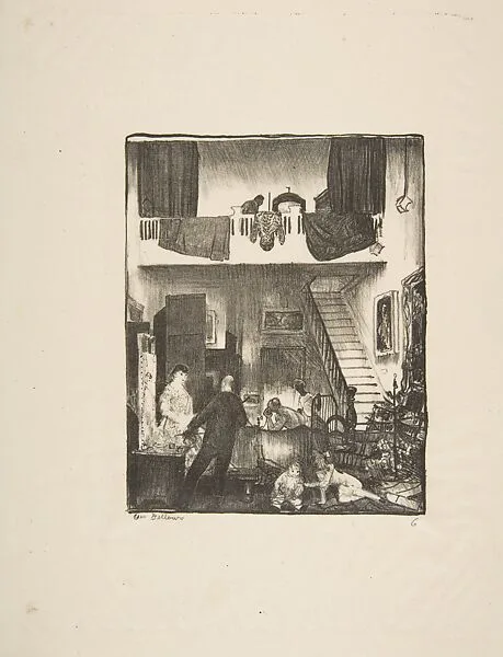 The Studio, Christmas 1916 — George Bellows|George Bellows