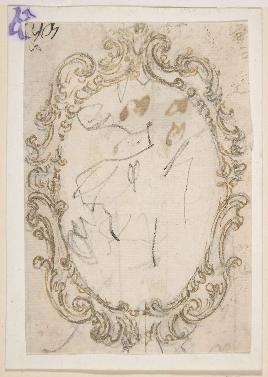 Design for a Cartouche — Giovanni Battista Foggini