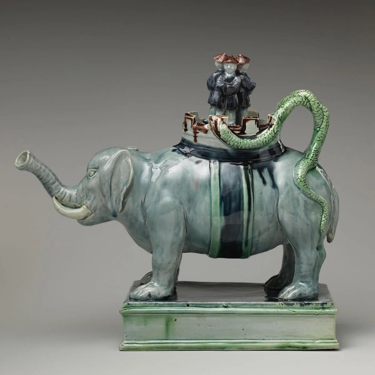 Teapot in the form of an elephant — Ralph Wood the Younger