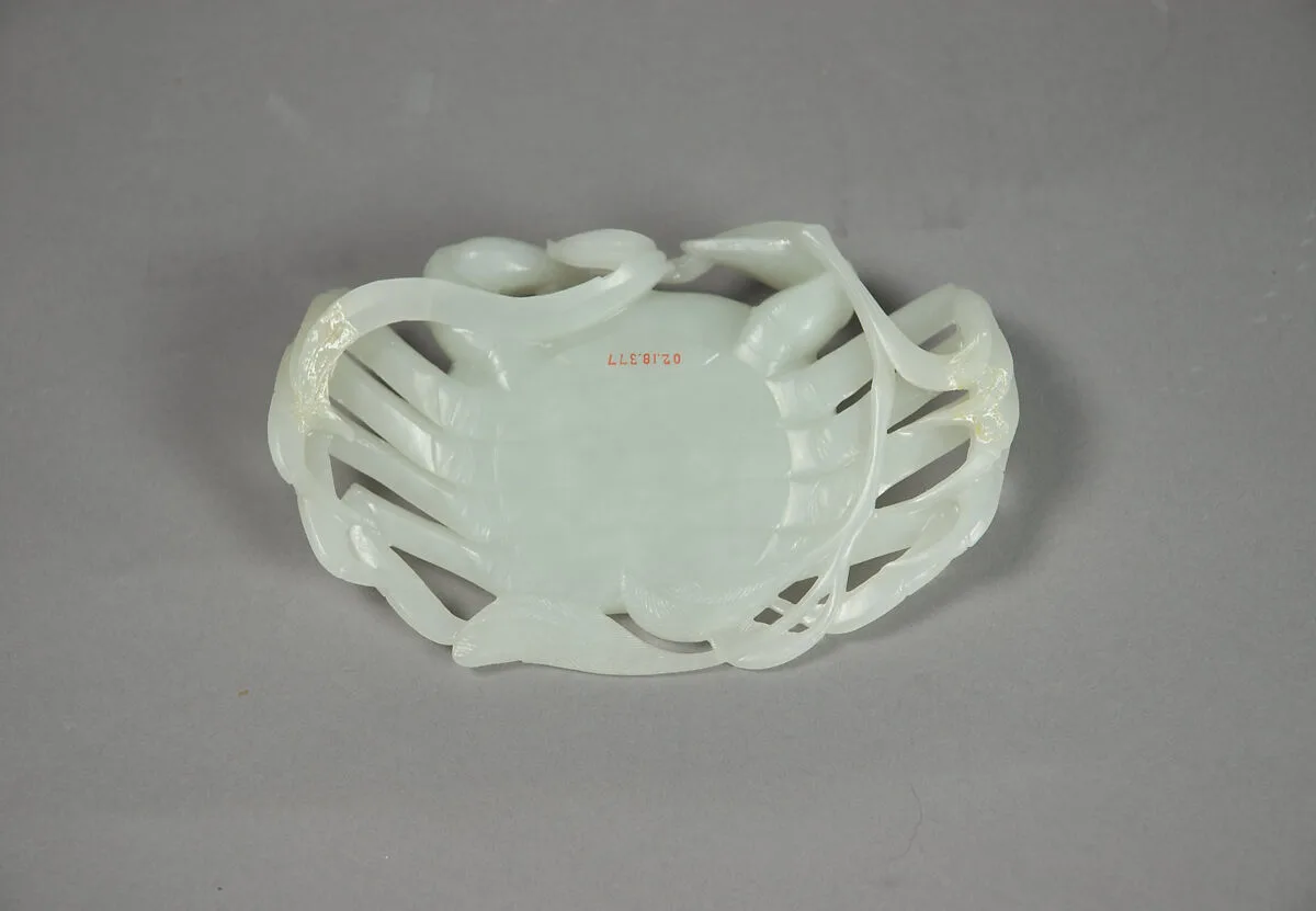 清中期 玉蟹|Crab — Unknown