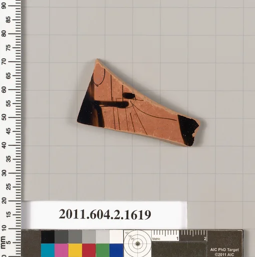 Terracotta fragment of a skyphos (deep drinking cup)
