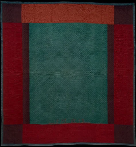 Quilt, Center Square and Bars pattern