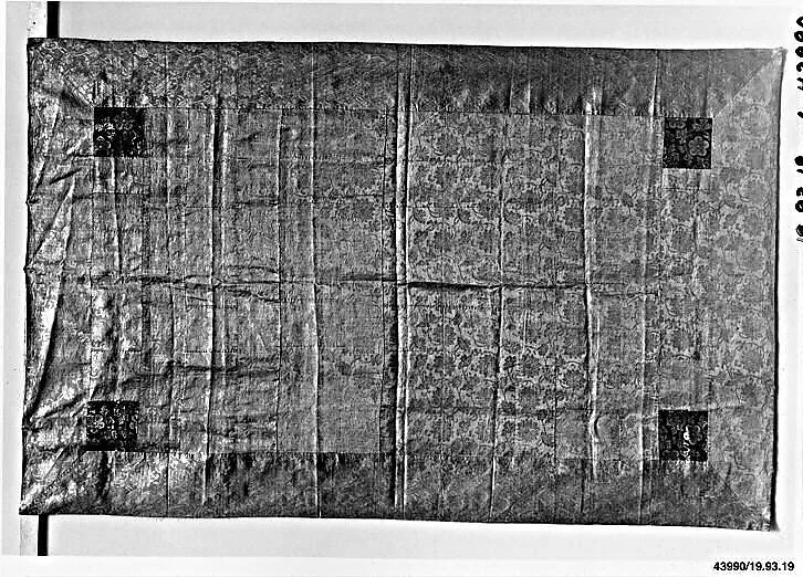 七条袈裟 蓮唐草文様|Seven-Panel Buddhist Monk’s Vestment (Shichijō kesa) with Lotus Arabesque — Unknown