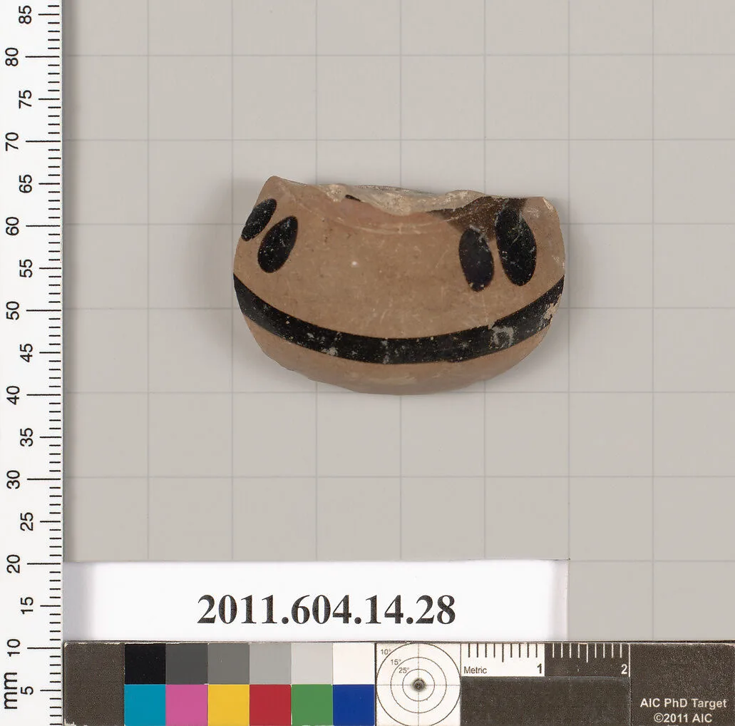 Part of the knob of a terracotta lid? — Unknown