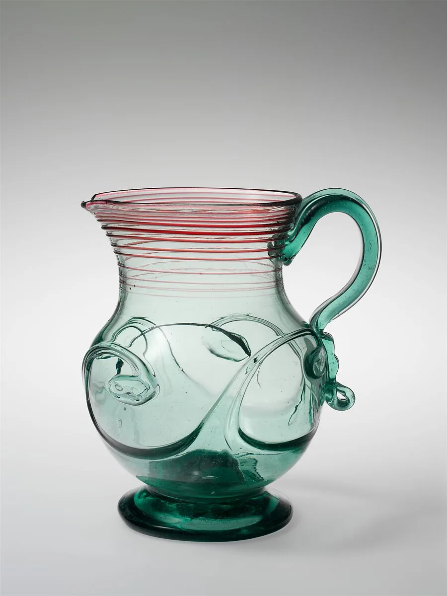Pitcher — Redford Crown Glass Works|Redwood Glass Company