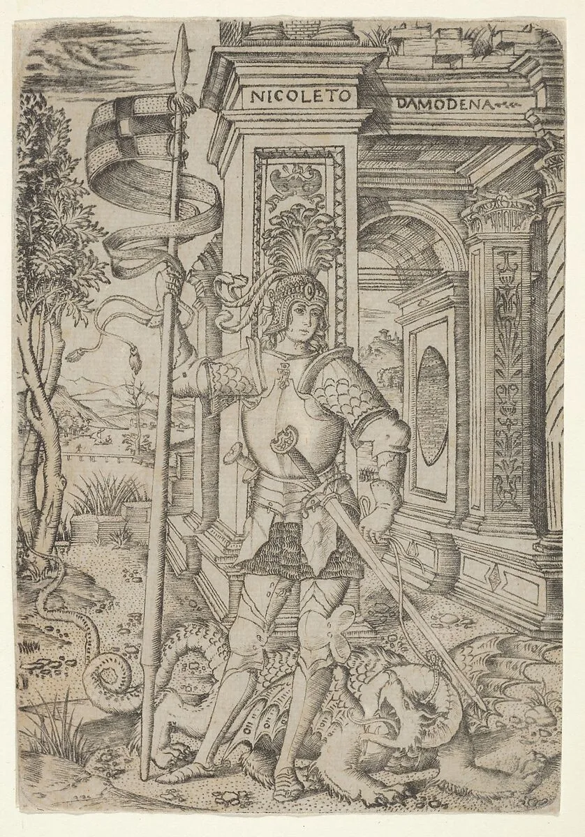 St. George — Nicoletto da Modena