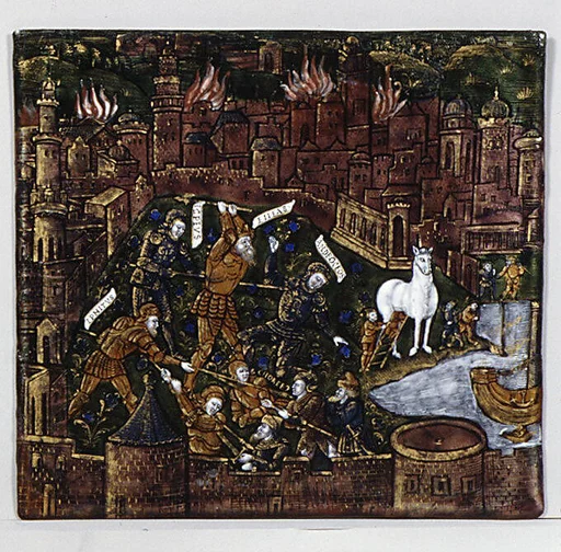 The Trojans Defend Their City; They Kill Androgeos (Aeneid, Book II)