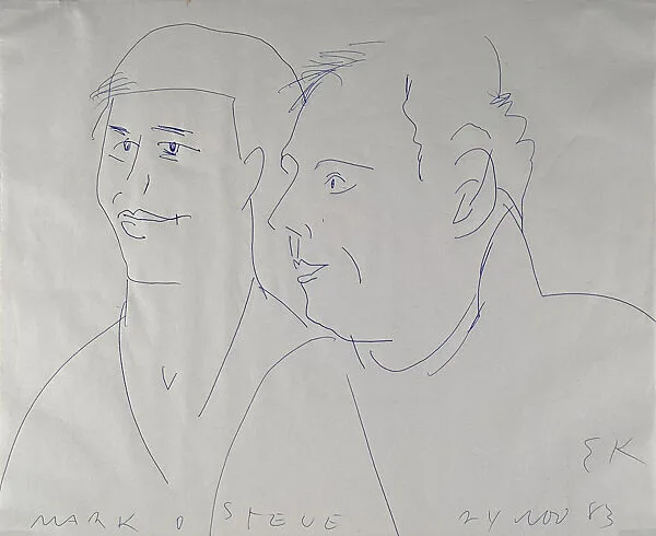 Portrait of Mark and Steve — Ellsworth Kelly