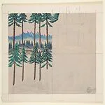 Pine Trees in the High Mountains — Rockwell Kent