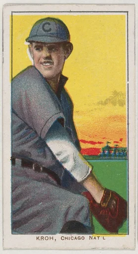 Kroh, Chicago, National League, from the White Border series (T206) for the American Tobacco Company