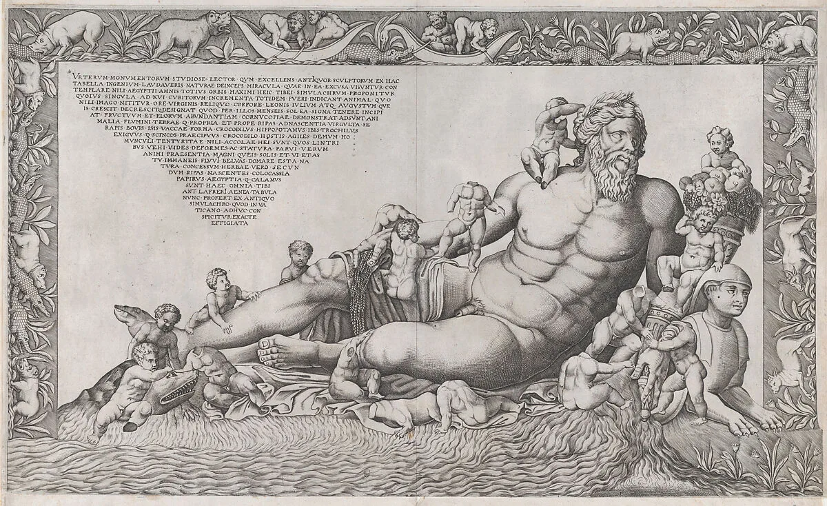 Speculum Romanae Magnificentiae: The Nile — Nicolas Beatrizet