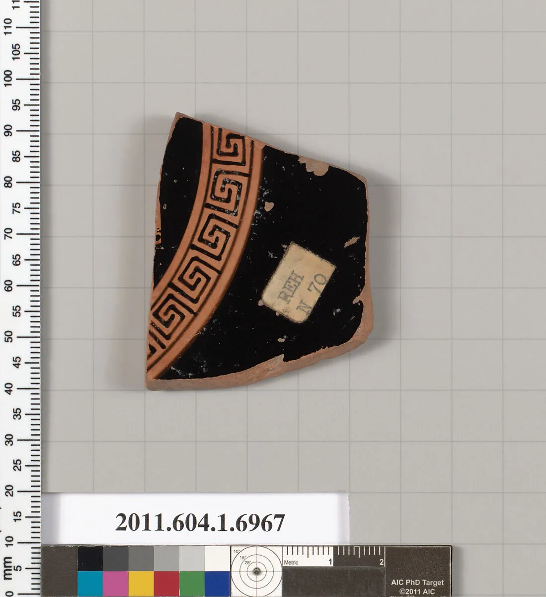 Terracotta fragment of a kylix (drinking cup) — Unknown
