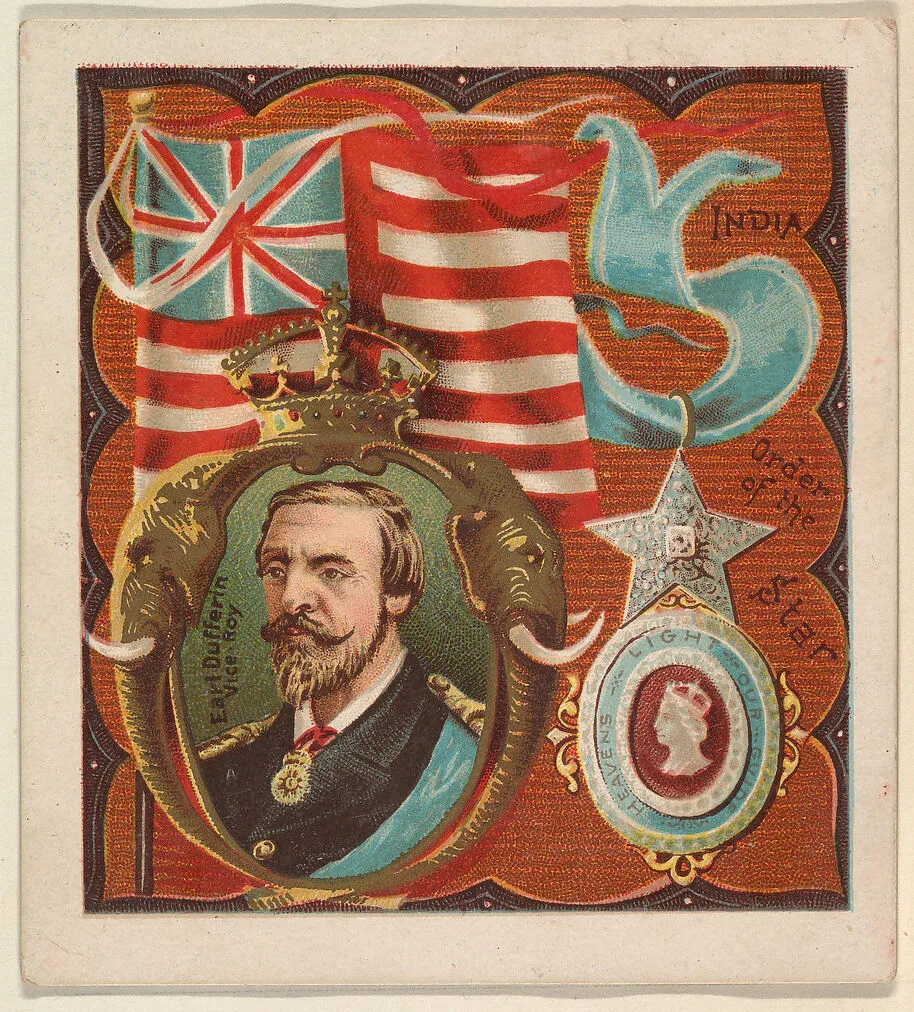 India, from the International Cards series (N238), issued by Kinney Bros. — Kinney Brothers Tobacco Company