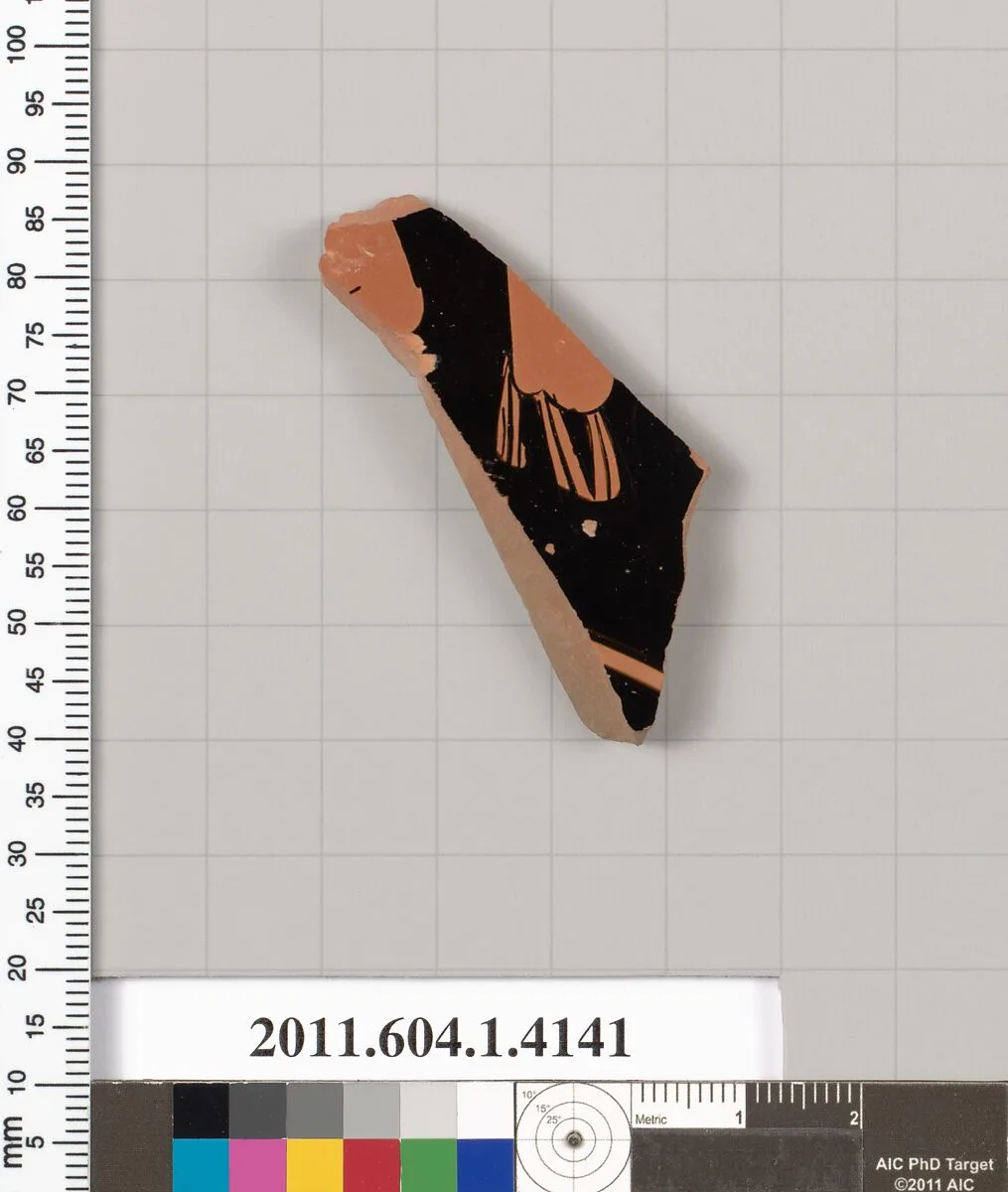 Terracotta fragment of a kylix (drinking cup) — Unknown