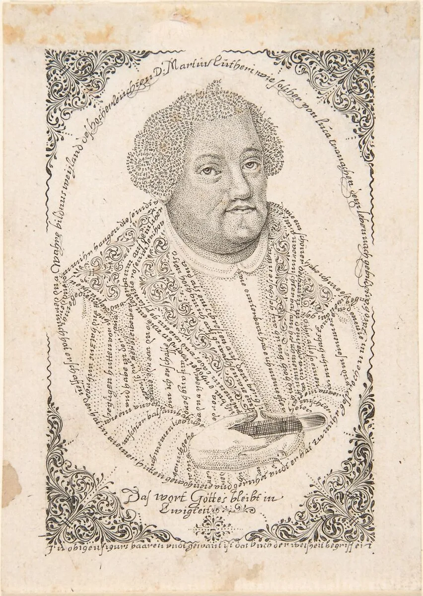 Portrait of Martin Luther — Johann Michael Püchler
