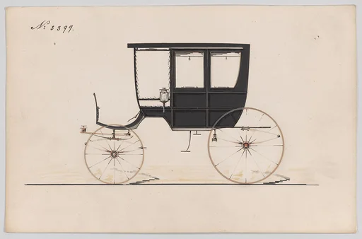 Design for 6 seat Rockaway, no. 3399