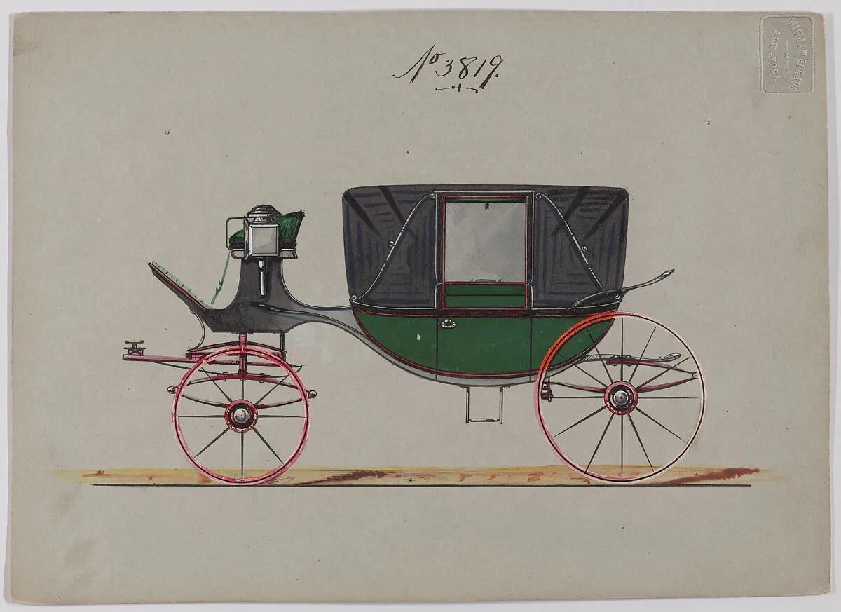 Design for Landau, No. 3819 — Brewster & Co.