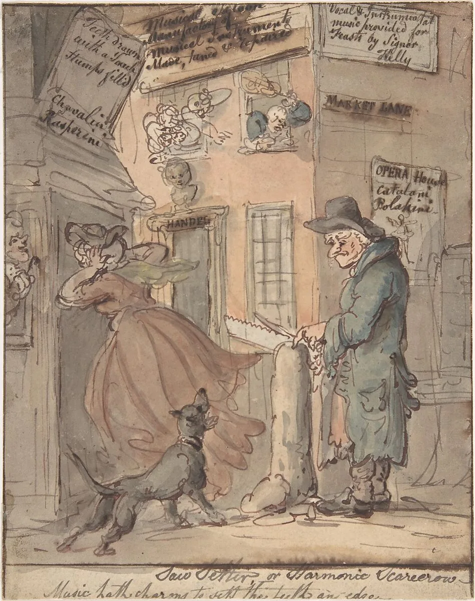 The Saw-Setter — Thomas Rowlandson