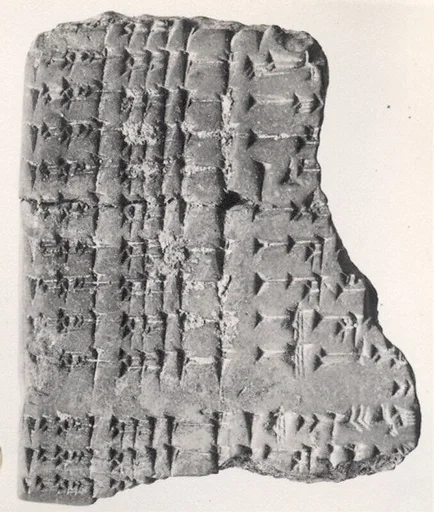 Cuneiform tablet: excerpts from Enuma Anu Enlil