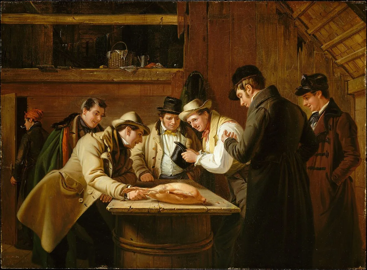 The Raffle (Raffling for the Goose) — William Sidney Mount