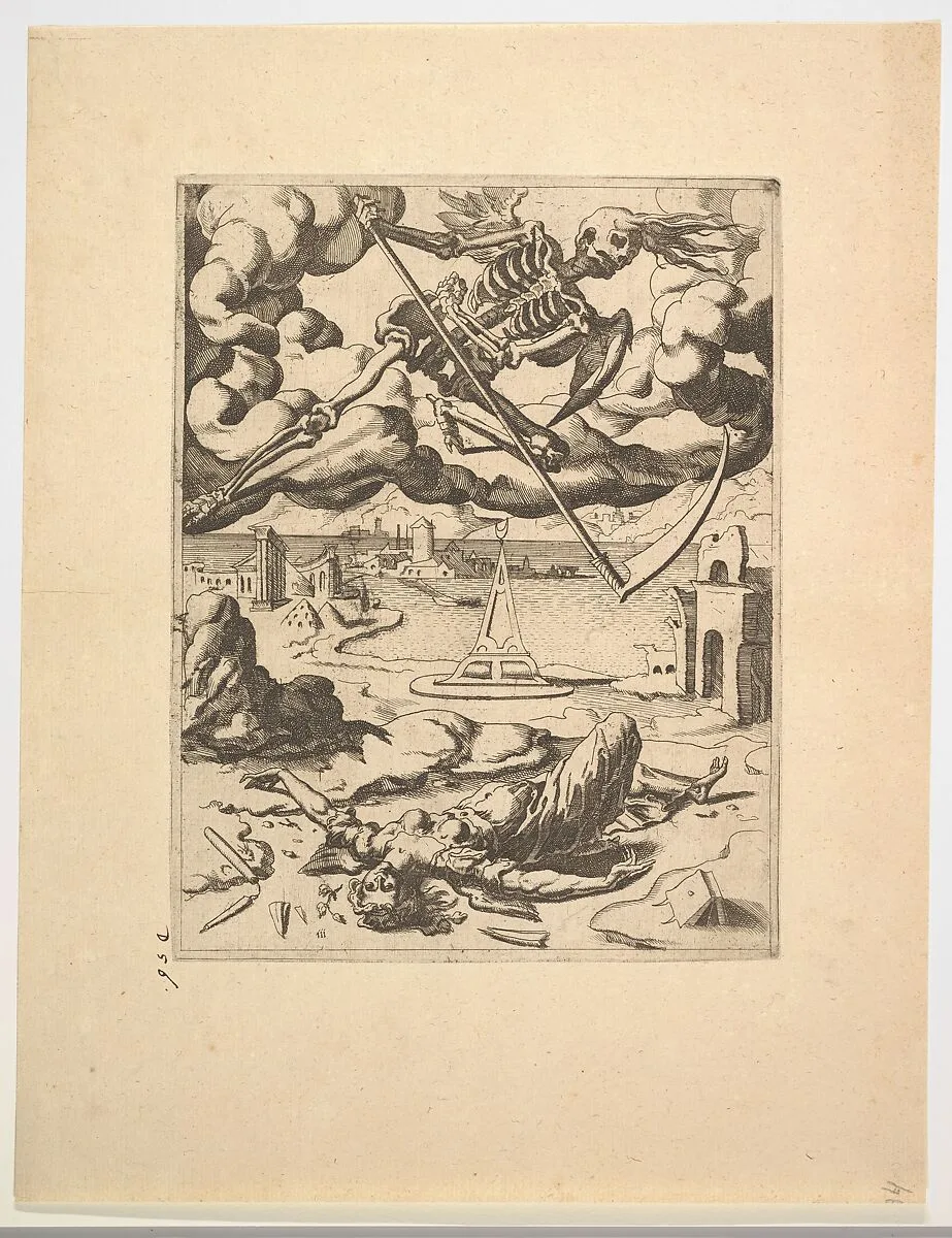 The Triumph of Death from The Triumphs of Petrarch — Dirck Volckertsz Coornhert