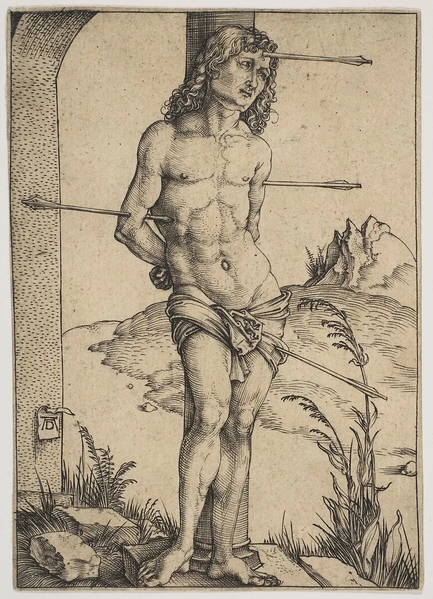 Saint Sebastian Bound to the Column — Albrecht Dürer