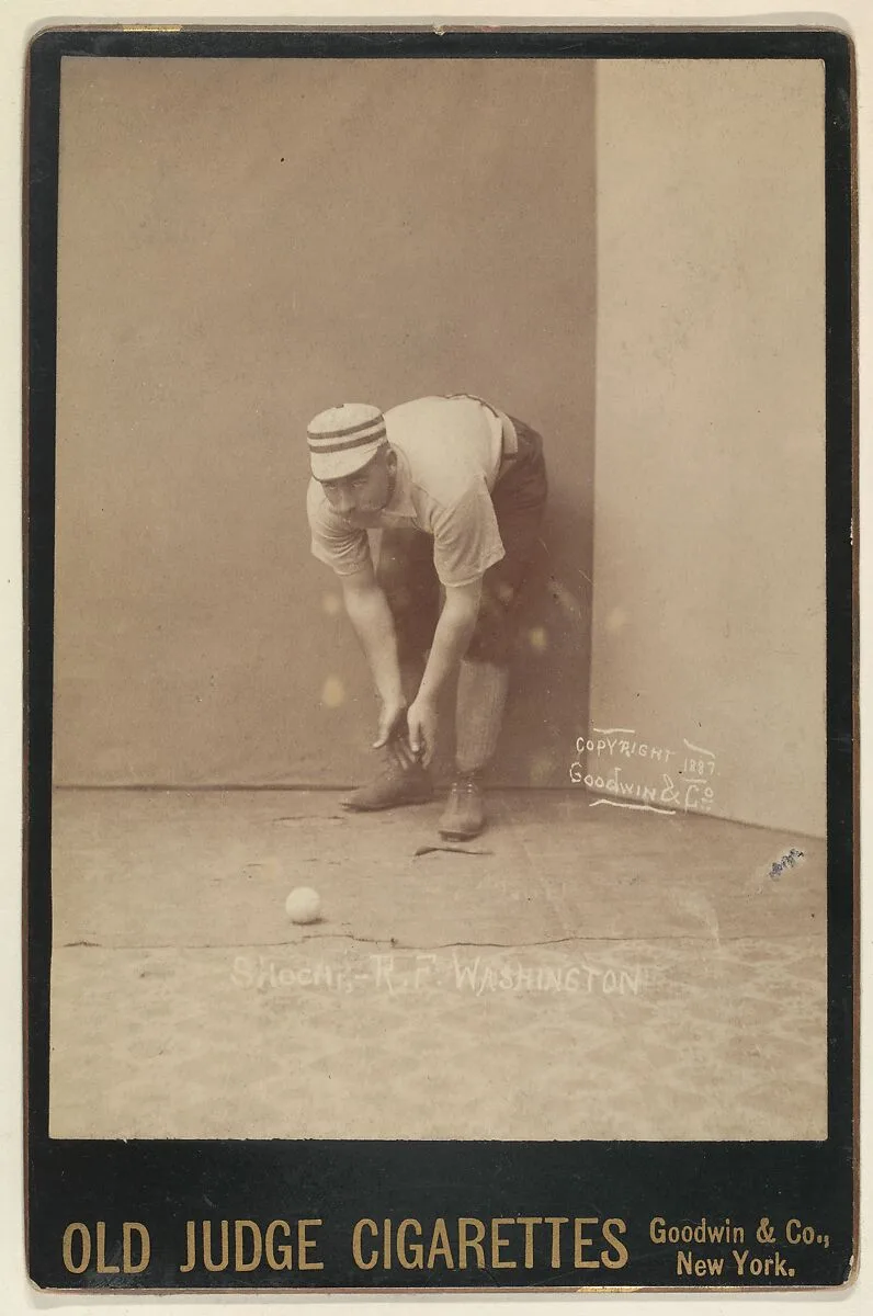 Shoch, Right Field, Washington, from the series Old Judge Cigarettes — Goodwin & Company