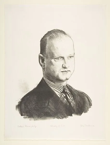 Study of B.P. — George Bellows|Bolton Brown|George Bellows