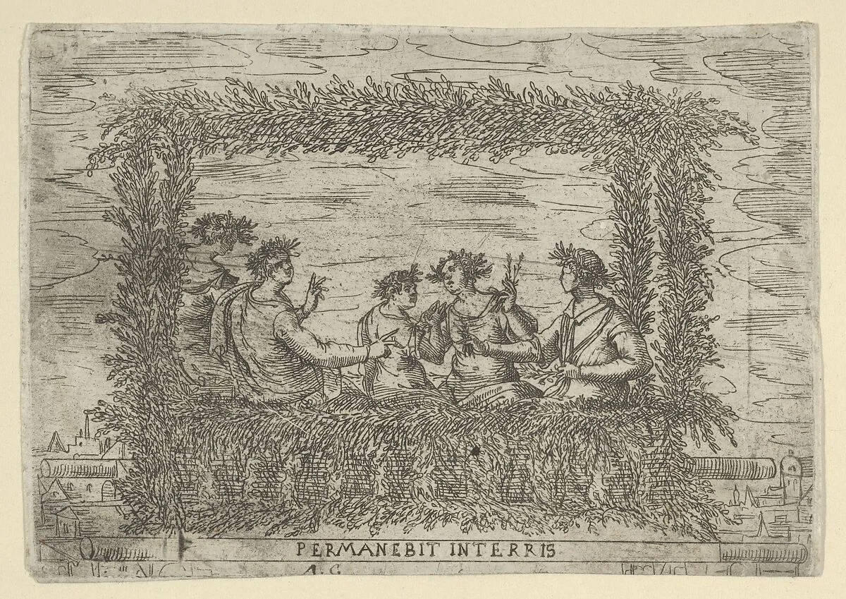 Permanebit in Terris (Continue on Earth) — Anonymous, Italian, 16th century