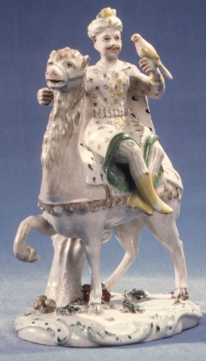 Turkish ruler seated upon a dromedary — Unknown