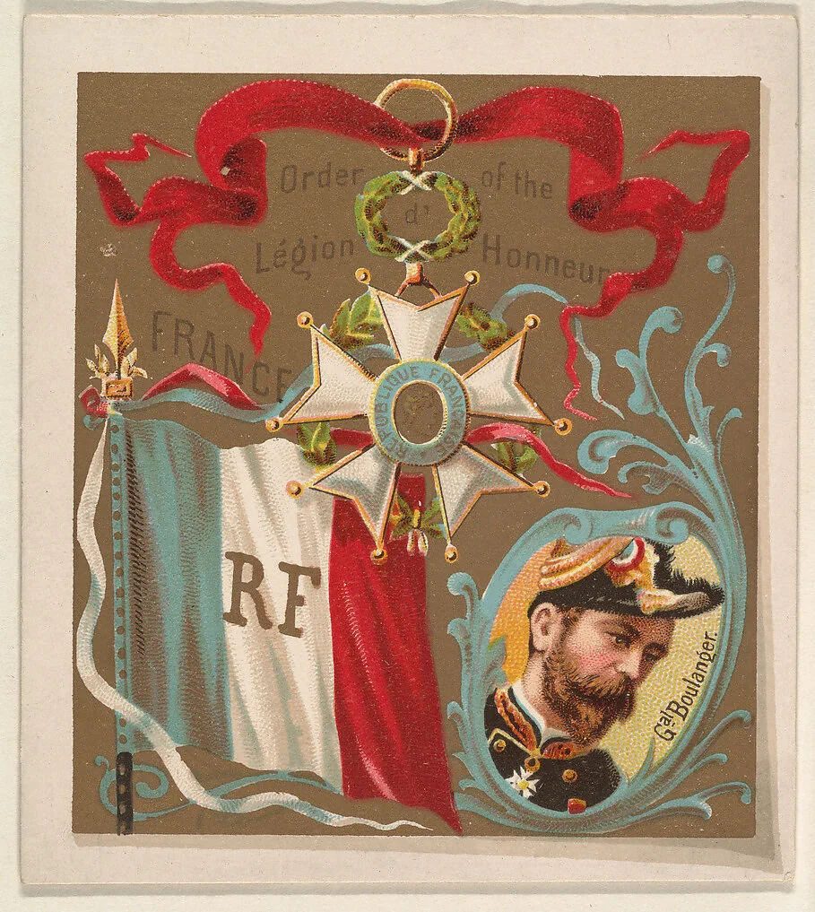 France, from the International Cards series (N238), issued by Kinney Bros. — Kinney Brothers Tobacco Company