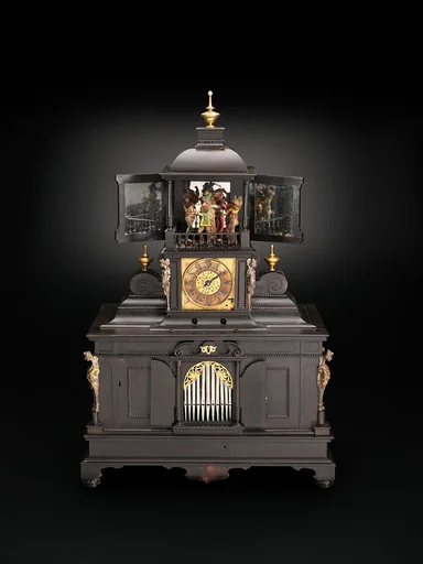 Musical Clock with Spinet and Organ