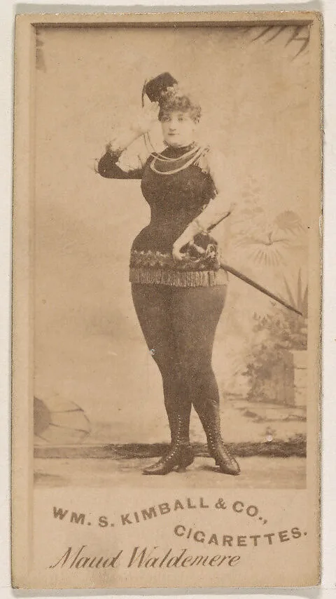 Maud Waldemere, from the Actresses series (N203) issued by Wm. S. Kimball & Co. — William S. Kimball & Company