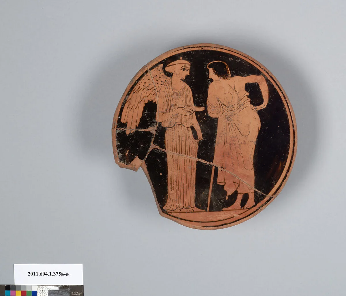 Terracotta fragments of a kylix (drinking cup) — Unknown
