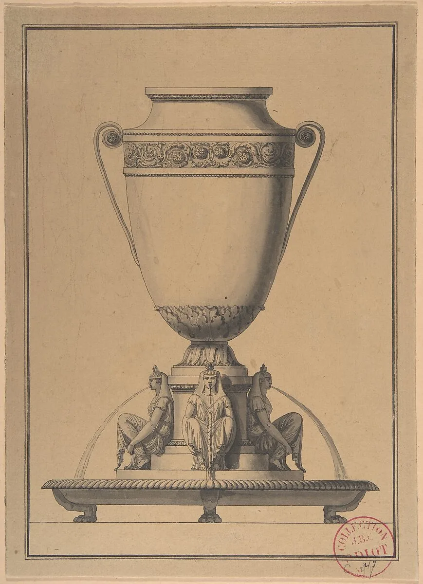 Design for a Wine Fountain — Henri Auguste