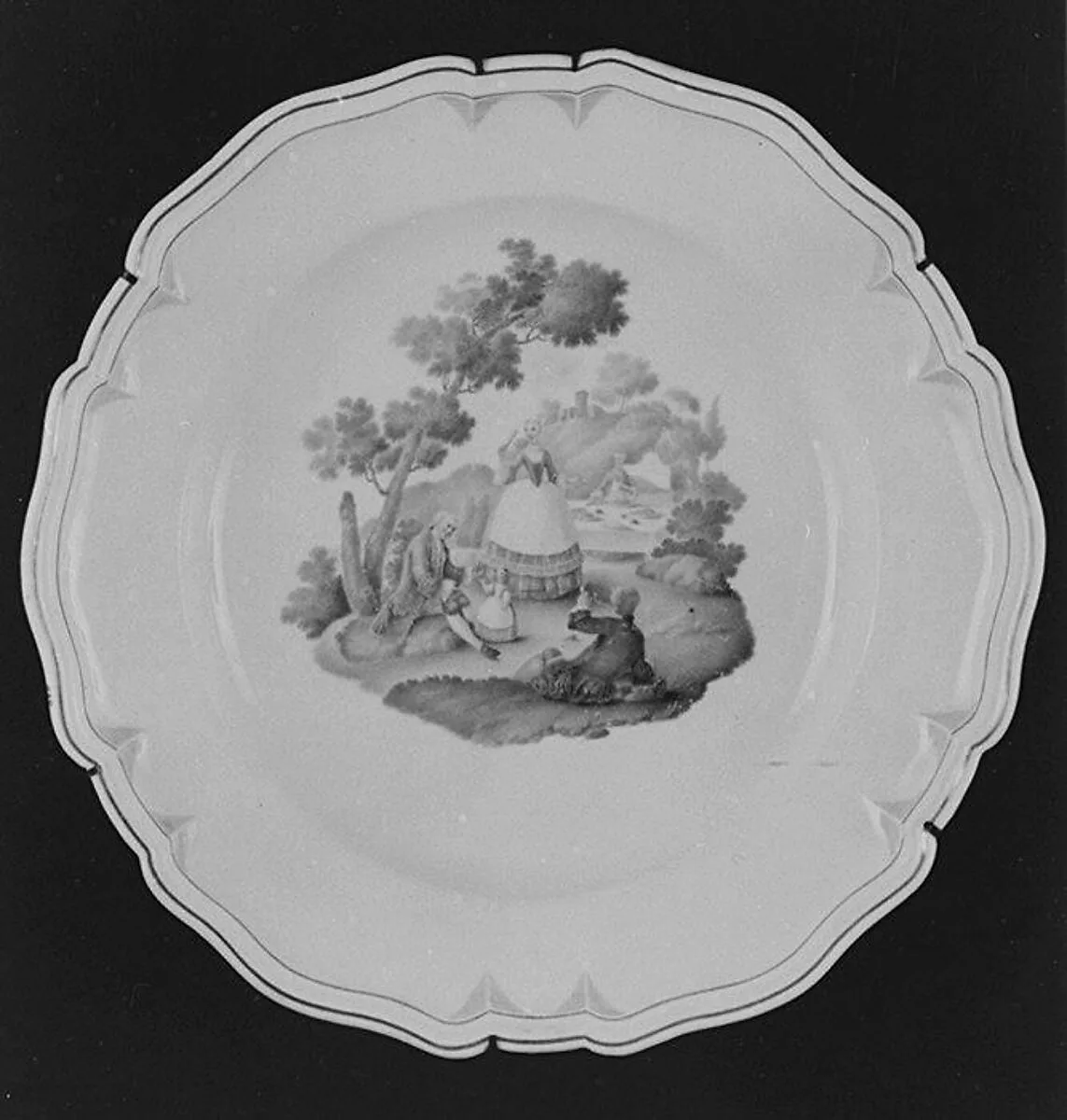 Hexafoil plate — Real Fabrica de Buen Retiro